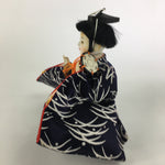 Japanese Hina Doll Kimono Boy Musician Vtg Gonin Bayashi Girls Day ID383