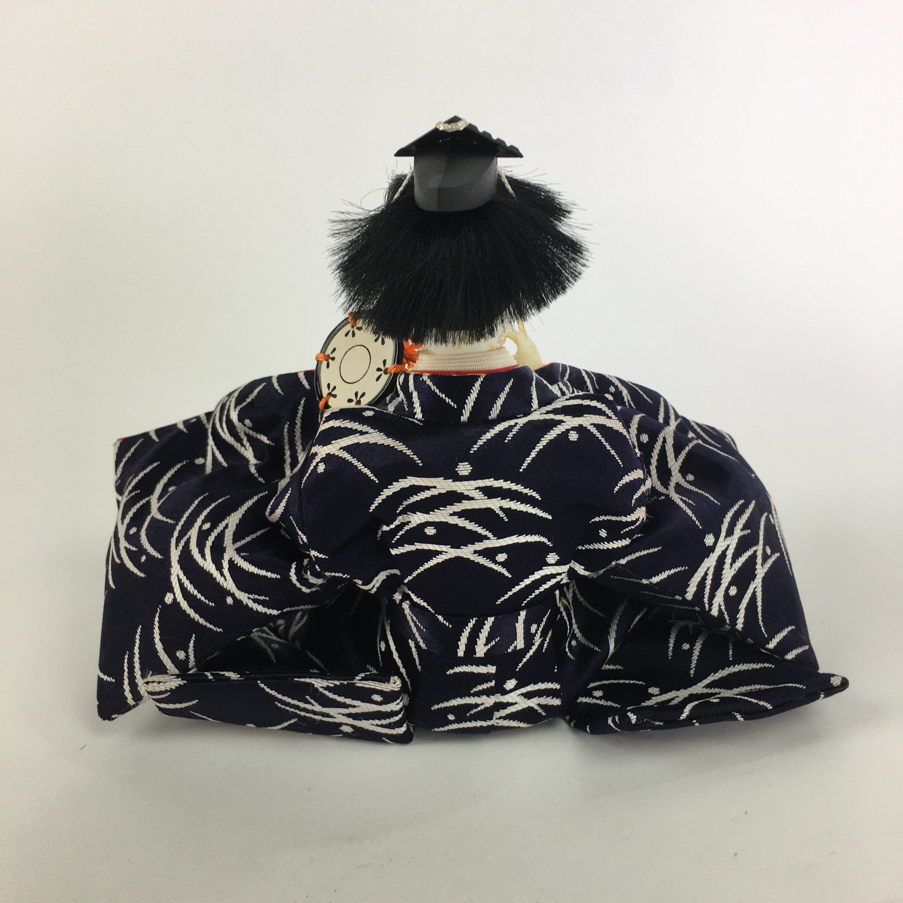 Japanese Hina Doll Kimono Boy Musician Vtg Gonin Bayashi Girls Day ID383