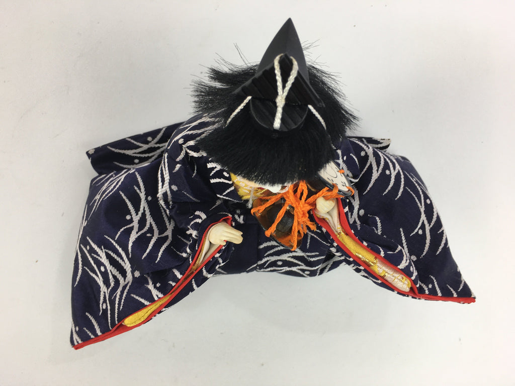 Japanese Hina Doll Kimono Boy Musician Vtg Gonin Bayashi Girls Day ID383
