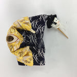 Japanese Hina Doll Kimono Boy Musician Vtg Gonin Bayashi Girls Day ID384