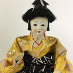 Japanese Hina Doll Kimono Boy Musician Vtg Gonin Bayashi Girls Day ID384