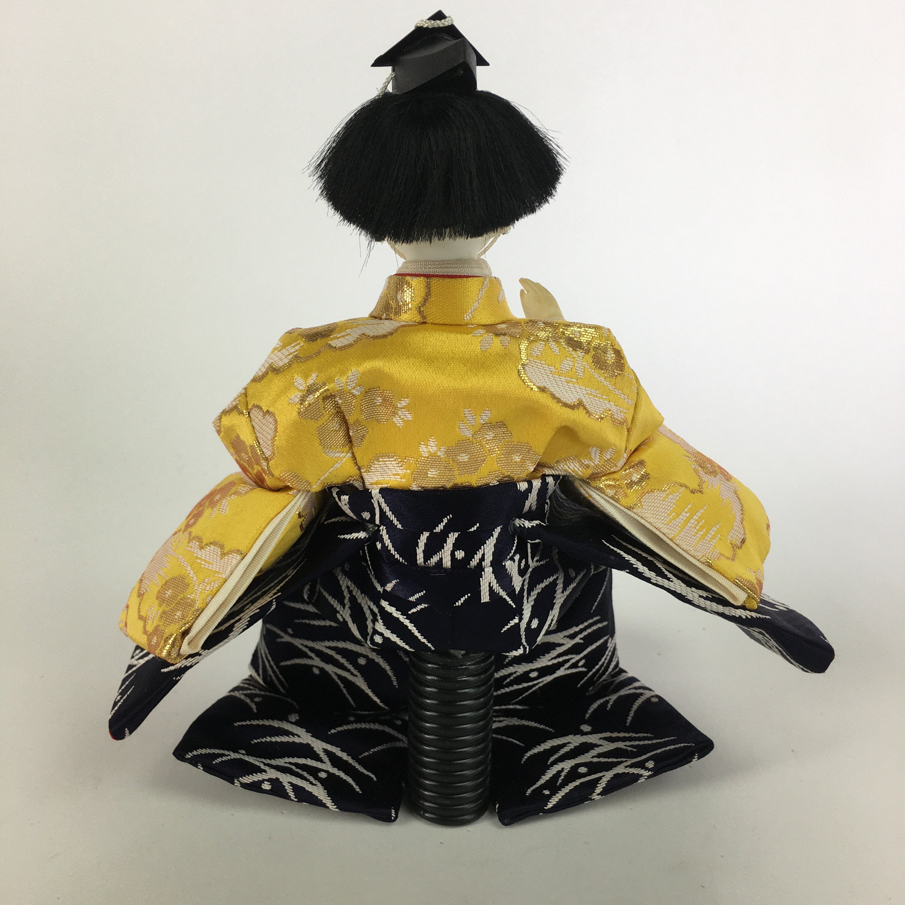 Japanese Hina Doll Kimono Boy Musician Vtg Gonin Bayashi Girls Day ID384