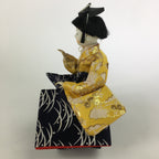 Japanese Hina Doll Kimono Boy Musician Vtg Gonin Bayashi Girls Day ID384