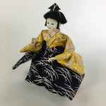 Japanese Hina Doll Kimono Boy Musician Vtg Gonin Bayashi Girls Day ID384