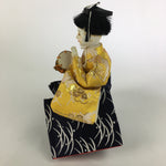 Japanese Hina Doll Kimono Boy Musician Vtg Gonin Bayashi Girls Day ID385