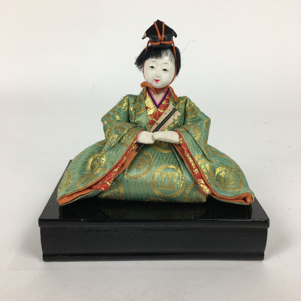 Japanese Hina Doll Kimono Boy Musician Vtg Gonin Bayashi Girls Day ID417