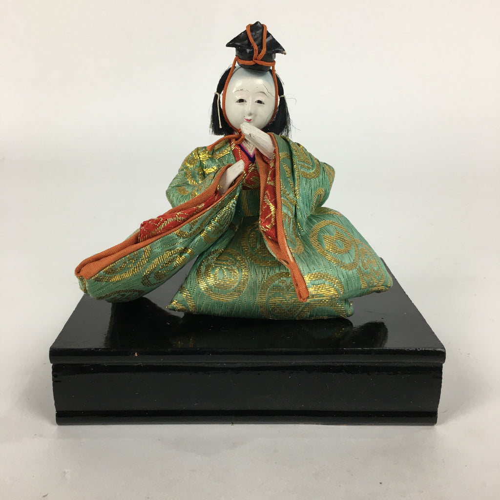 Japanese Hina Doll Kimono Boy Musician Vtg Gonin Bayashi Girls Day ID418