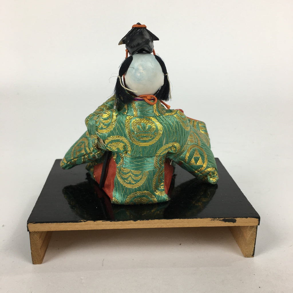 Japanese Hina Doll Kimono Boy Musician Vtg Gonin Bayashi Girls Day ID418