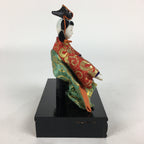 Japanese Hina Doll Kimono Boy Musician Vtg Gonin Bayashi Girls Day ID419