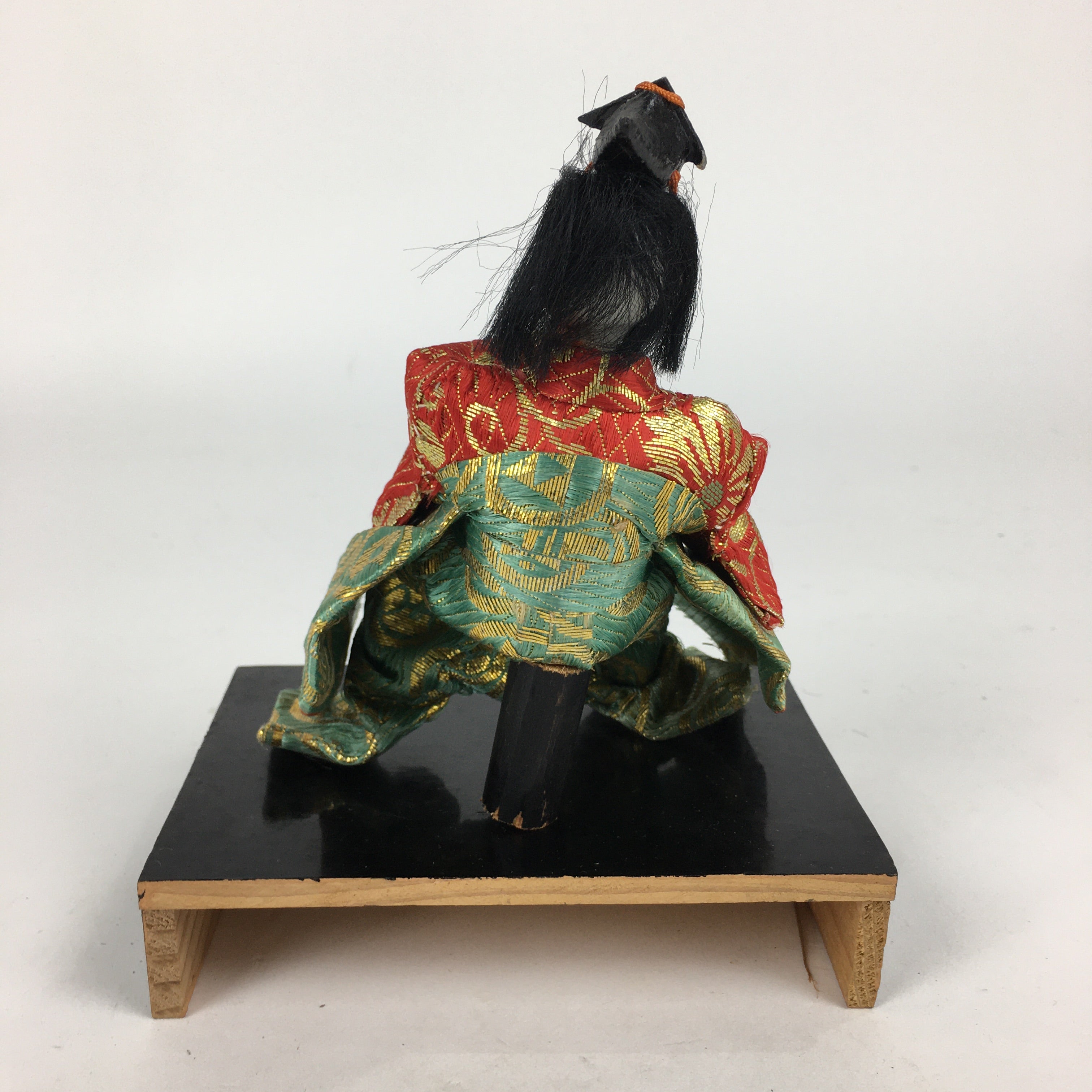 Japanese Hina Doll Kimono Boy Musician Vtg Gonin Bayashi Girls Day ID420