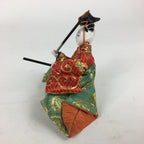 Japanese Hina Doll Kimono Boy Musician Vtg Gonin Bayashi Girls Day ID421