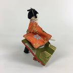 Japanese Hina Doll Kimono Boy Musician Vtg Gonin Bayashi Girls Day ID446