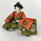 Japanese Hina Doll Kimono Boy Musician Vtg Gonin Bayashi Girls Day ID446