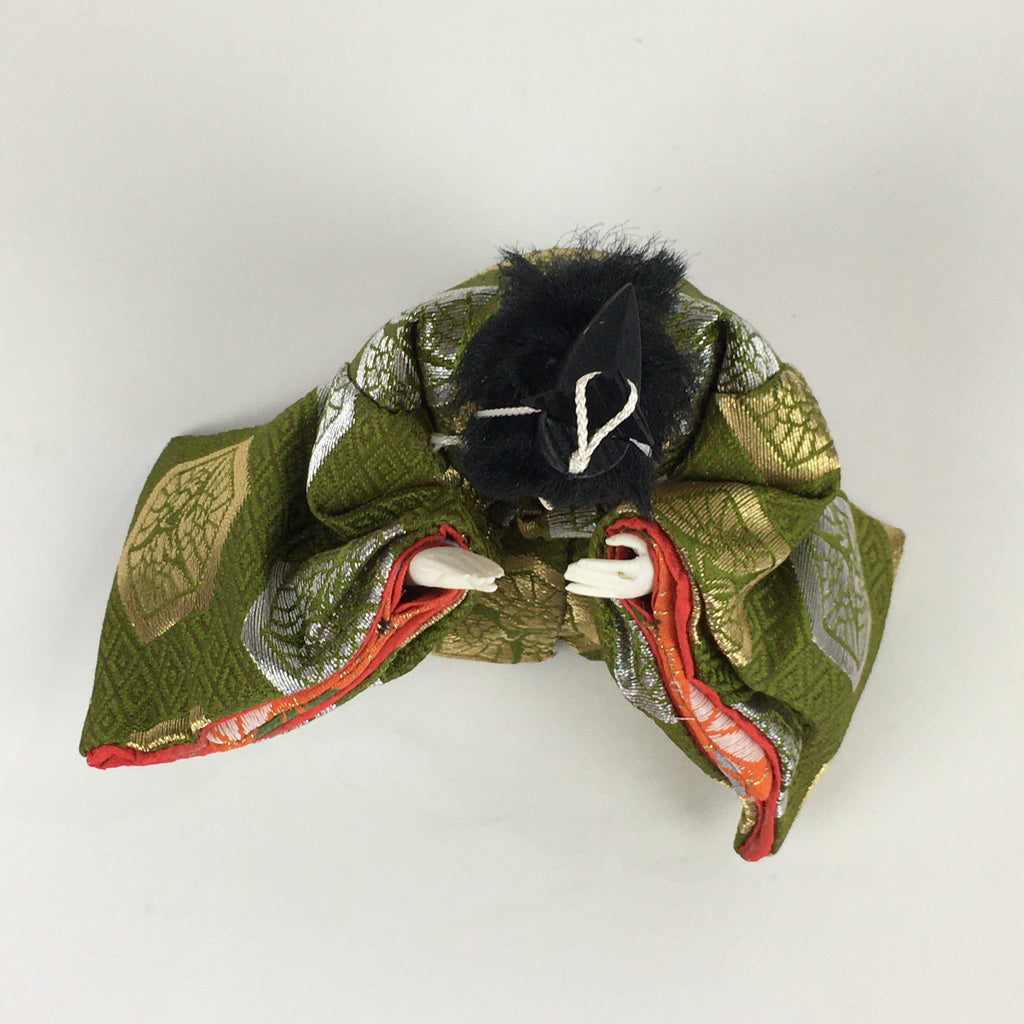 Japanese Hina Doll Kimono Boy Musician Vtg Gonin Bayashi Girls Day ID447