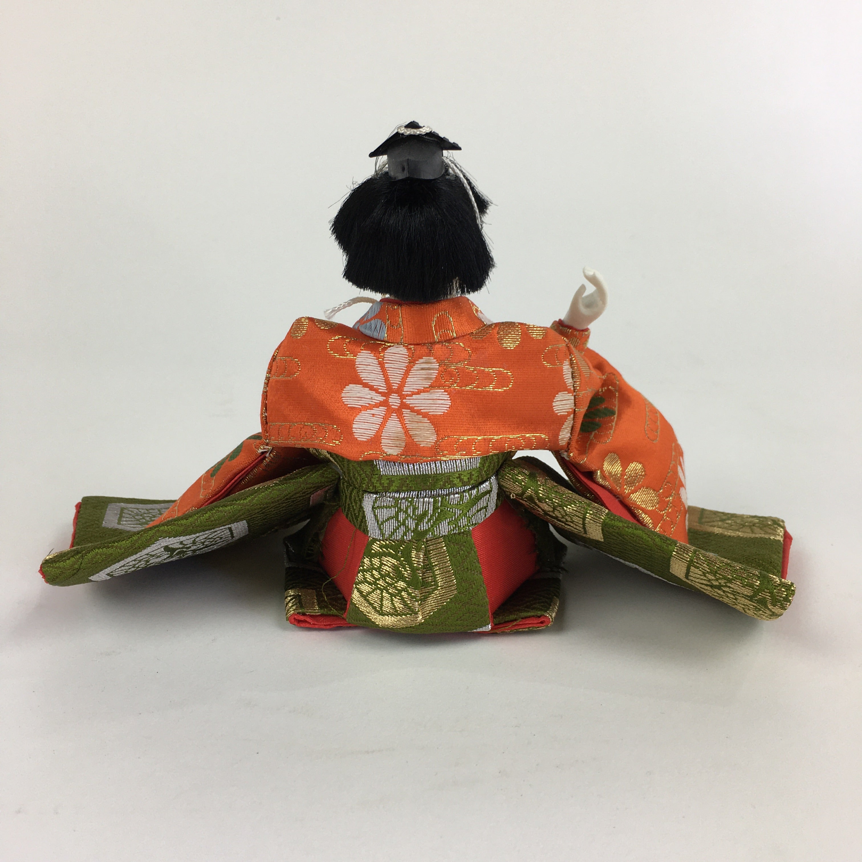 Japanese Hina Doll Kimono Boy Musician Vtg Gonin Bayashi Girls Day ID448