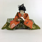 Japanese Hina Doll Kimono Boy Musician Vtg Gonin Bayashi Girls Day ID449