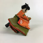Japanese Hina Doll Kimono Boy Musician Vtg Gonin Bayashi Girls Day ID449