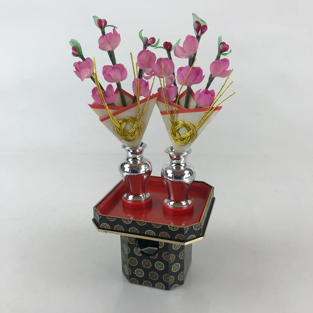 Japanese Hina Doll Kuchibana Vase Tray Vtg Hinamatsuri Girls Day Decoration ID48
