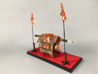 Japanese Hina Doll Lacquer Carriage Stand Palanquin Girls Day Decoration ID353