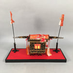 Japanese Hina Doll Lacquer Carriage Stand Palanquin Girls Day Decoration ID379