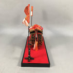 Japanese Hina Doll Lacquer Carriage Stand Palanquin Girls Day Decoration ID379