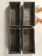 Japanese Hina Doll Lacquer Chest Vtg Girls Day Wood Decoration Makie ID290