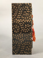 Japanese Hina Doll Lacquer Chest Vtg Girls Day Wood Decoration Makie ID290