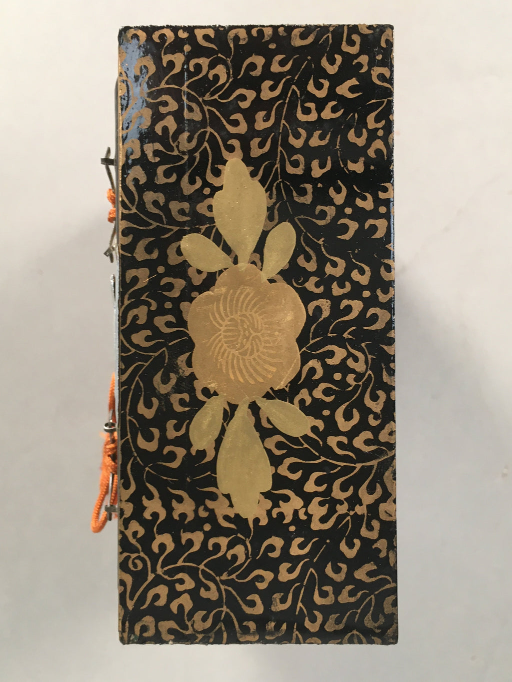 Japanese Hina Doll Lacquer Chest Vtg Girls Day Wood Decoration Makie ID290