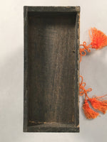 Japanese Hina Doll Lacquer Chest Vtg Girls Day Wood Decoration Makie ID290