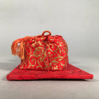 Japanese Hina Doll Miniature Furniture Vtg Fire Pit Clothes Bag Hibachi ID287