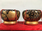 Japanese Hina Doll Miniature Furniture Vtg Fire Pit Clothes Bag Hibachi ID287