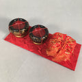 Japanese Hina Doll Miniature Furniture Vtg Fire Pit Clothes Bag Hibachi ID287