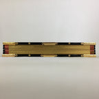 Japanese Hina Doll Miniature Furniture Vtg Gold Folding Screen Panel Byobu ID431