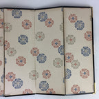 Japanese Hina Doll Miniature Furniture Vtg Gold Folding Screen Panel Byobu ID432