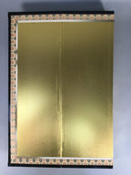 Japanese Hina Doll Miniature Furniture Vtg Gold Screen Folding Panel Byobu ID320