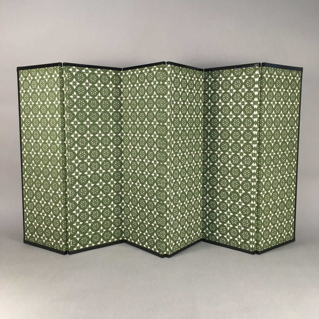 Japanese Hina Doll Miniature Furniture Vtg Gold Screen Folding Panel Byobu ID321