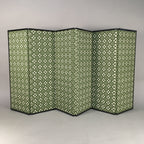 Japanese Hina Doll Miniature Furniture Vtg Gold Screen Folding Panel Byobu ID321