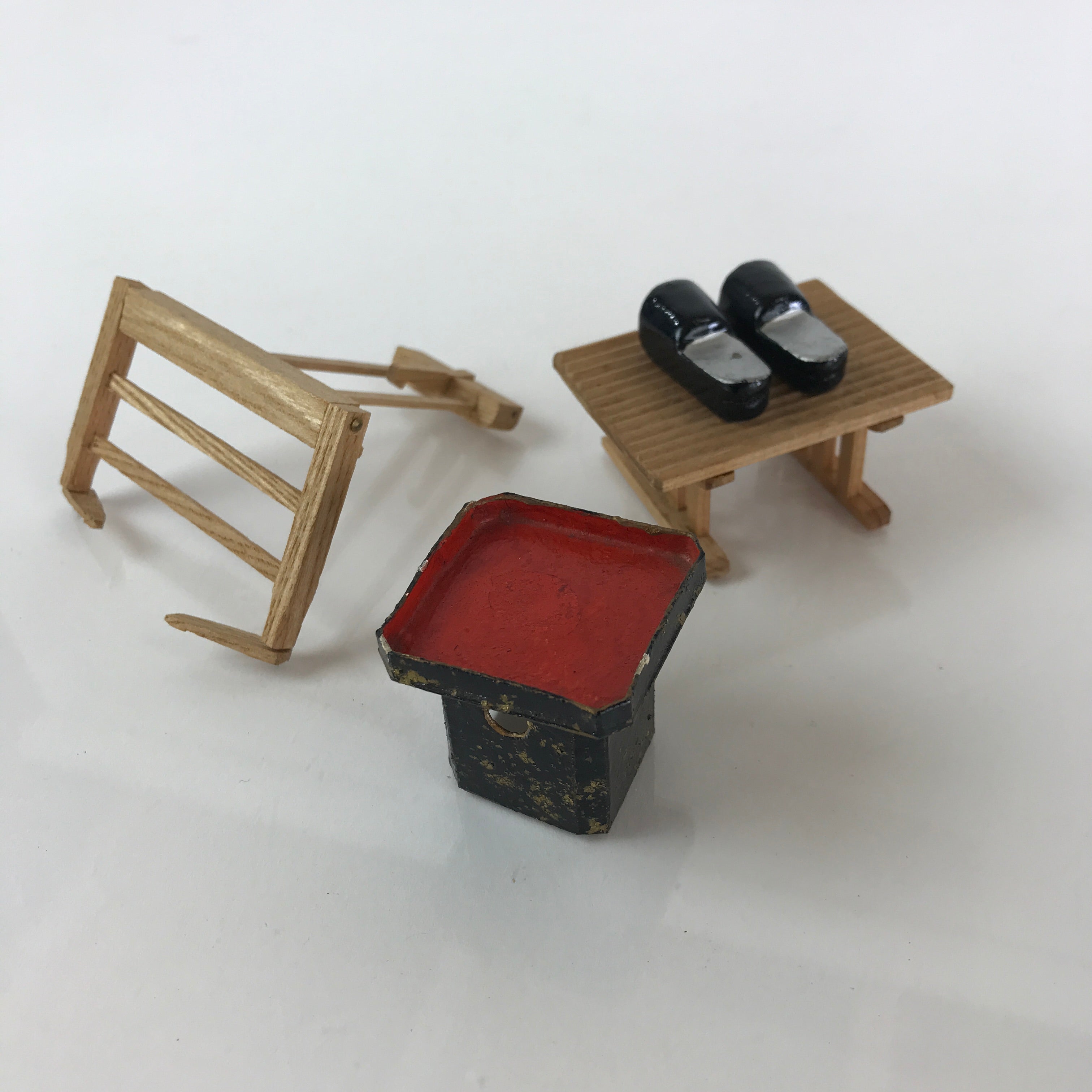 Japanese Hina Doll Ningyo Accessories Vtg Miniature Hina Doll Decoration ID460