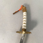 Japanese Hina Doll Ningyo Boy's Day Sword Display Vtg Katana Metal ID373