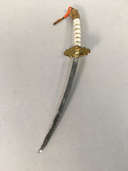 Japanese Hina Doll Ningyo Boy's Day Sword Display Vtg Katana Metal ID373
