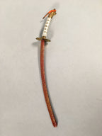 Japanese Hina Doll Ningyo Boy's Day Sword Display Vtg Katana Metal ID373