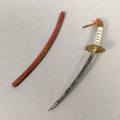 Japanese Hina Doll Ningyo Boy's Day Sword Display Vtg Katana Metal ID373