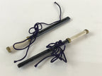 Japanese Hina Doll Ningyo Swords Vtg Miniature Hina Doll Decoration ID466