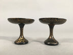 Japanese Hina Doll Offering Stand Pair Vtg Furniture Wooden Lacquered ID335