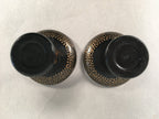 Japanese Hina Doll Offering Stand Pair Vtg Furniture Wooden Lacquered ID335