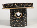 Japanese Hina Doll Offering Stand Vtg Furniture Wooden Lacquered Sanpo ID317