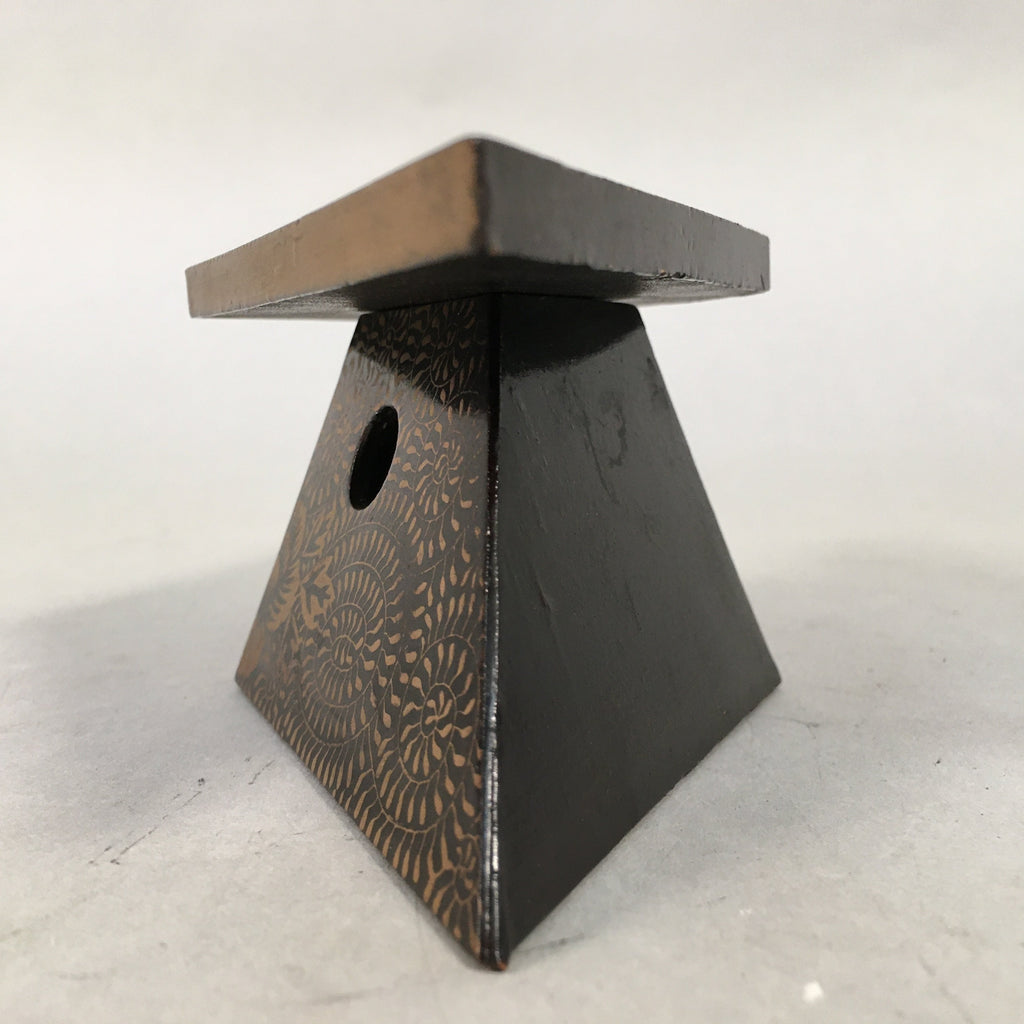 Japanese Hina Doll Rhombus Offering Stand Pair Vtg Furniture Wood Lacquer ID339