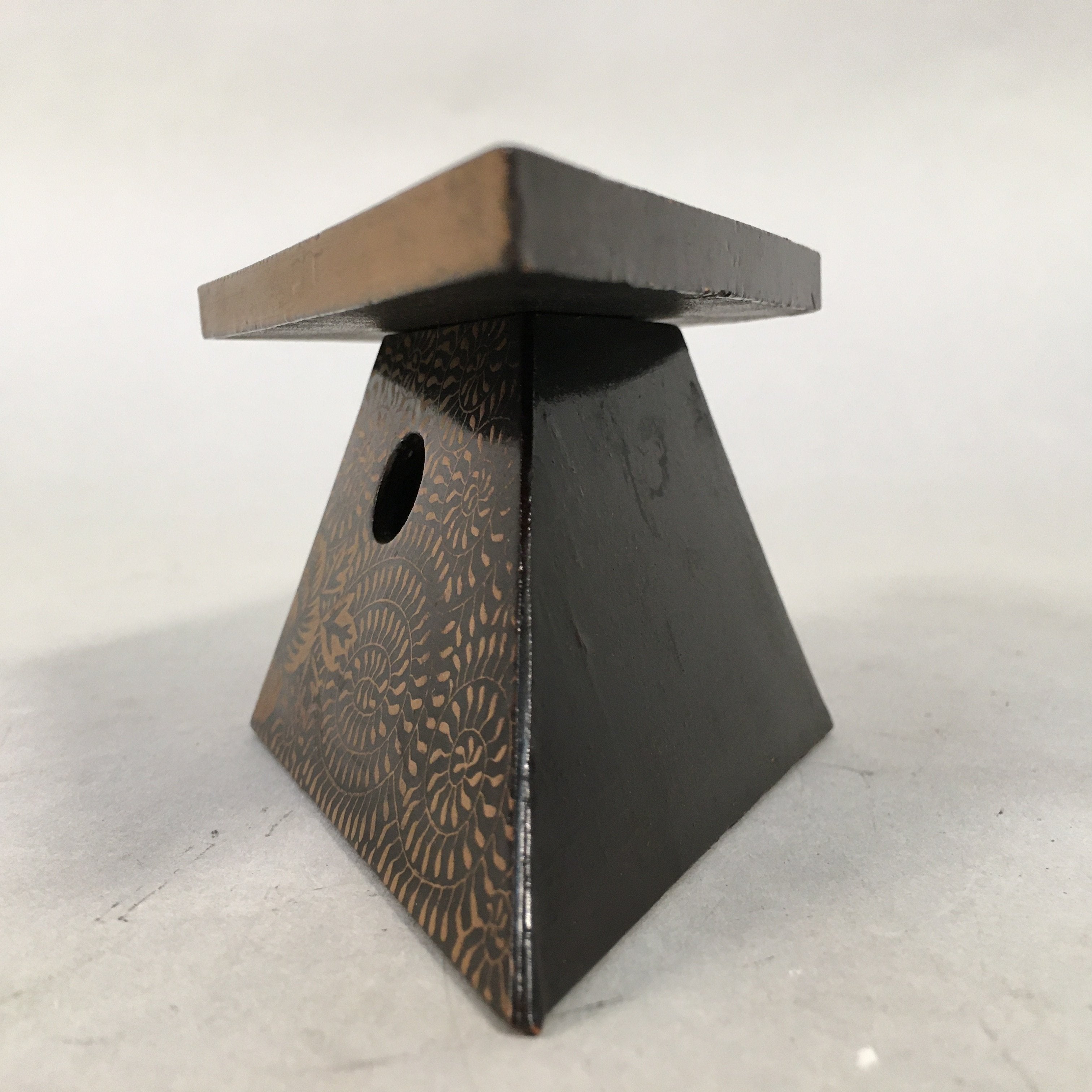 Japanese Hina Doll Rhombus Offering Stand Pair Vtg Furniture Wood Lacquer ID339