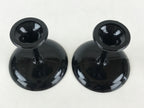 Japanese Hina Doll Round Rice Cake Offering Stand High Cup 2 pc Set Vtg Mochi ID