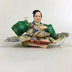 Japanese Hina Doll Servant Vtg Expressive Anger Face Girls Day Decor ID439